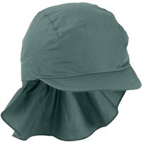 STERNTALER Schirmmütze mit Nackenschutz Basic, Größe 55 in Grün