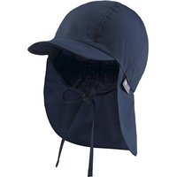 STERNTALER Schirmmütze mit Nackenschutz einfarbig, Größe 49 in Blau