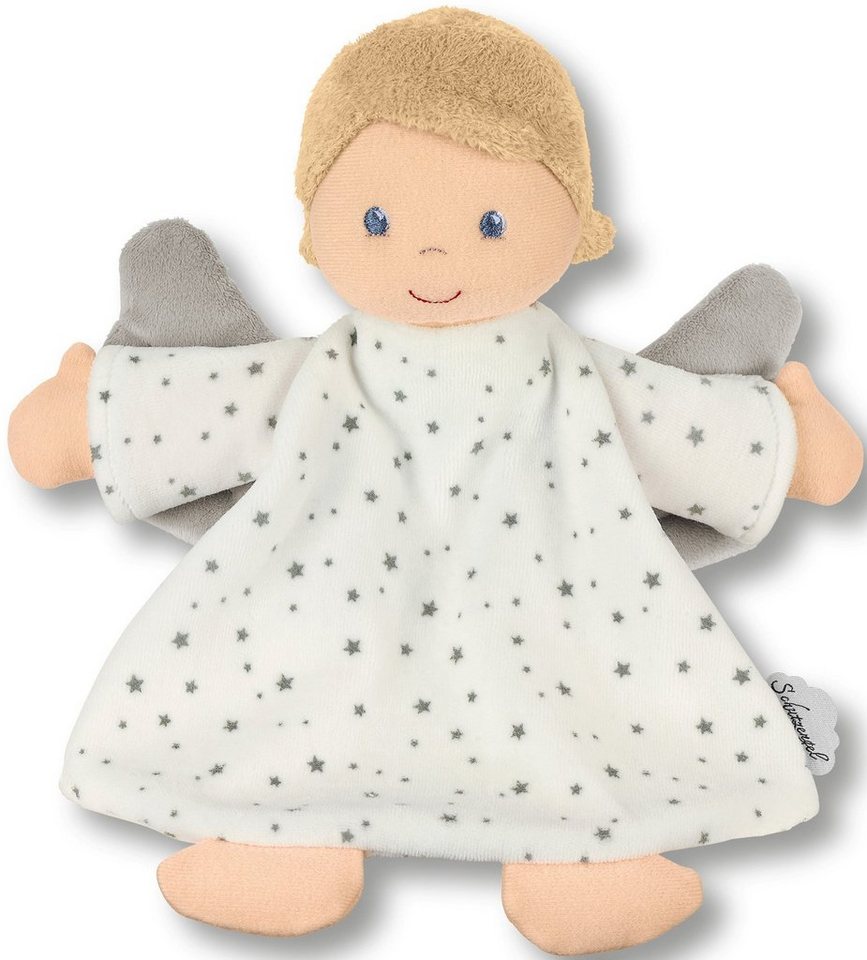 Sterntaler® Schmusetuch Schutzengel, M, mit integrierter Rassel und Geschenkbox – Bild 3 von 5