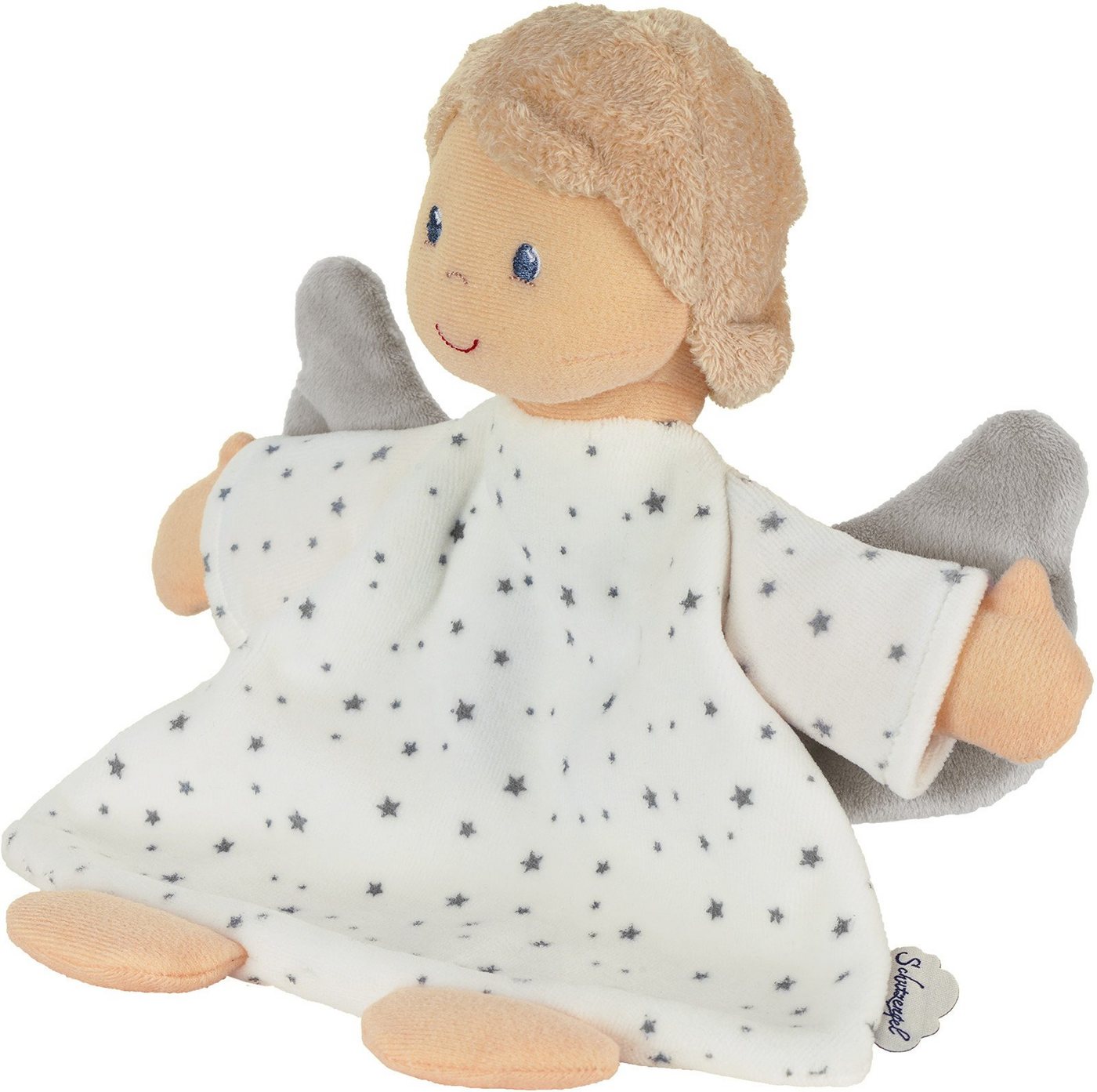Sterntaler® Schmusetuch Schutzengel, M, mit integrierter Rassel und Geschenkbox – Bild 5 von 5