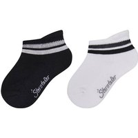 STERNTALER Sneaker Socken 2er-Pack Ringel, Größe 30 in Schwarz