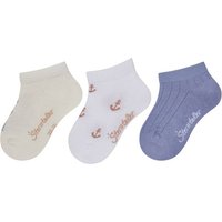 STERNTALER Sneaker Socken 3er-Pack Hippo, Größe 18 in Grau