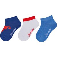 STERNTALER Sneaker Socken 3er-Pack Krebs, Größe 22 in Blau