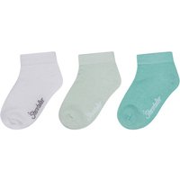 STERNTALER Sneaker Socken 3er-Pack uni, Größe 22 in Grün