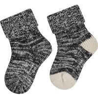 STERNTALER Socken 2er-Pack Wolle, Größe 34 in Schwarz
