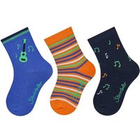STERNTALER Socken 3er-Pack Gitarre, Größe 18 in Blau