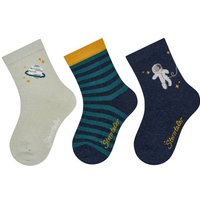 STERNTALER Socken 3er-Pack Planet, Größe 22 in Grün