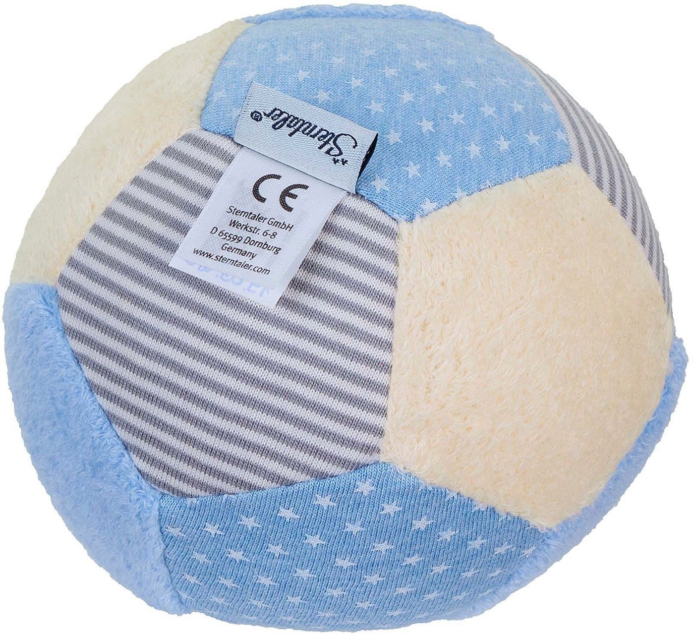 Sterntaler® Softball Stoff, blau/beige, für Babys – Bild 3 von 3
