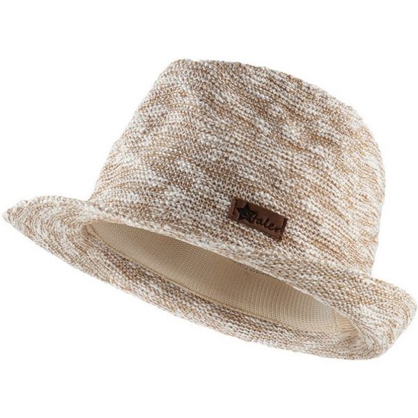 Sterntaler® Sonnenhut Strohhut meliert (1-St., Sommerhut bedruckt mit UV-Schutz idealer Schutz für den Sommer) Kinderhut aus meliertem Baumwollgarn mit UV-Schut