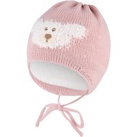 STERNTALER Strickmütze Bär, Größe 43 in Pink