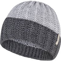 STERNTALER Strickmütze Rippenstrick, Größe 47 in Silber