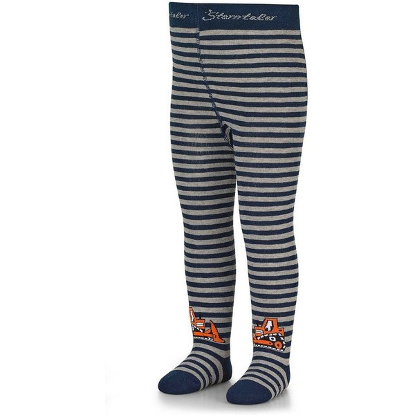 Sterntaler® Strumpfhose Strumpfhose Bagger (1 St) Strumpfhose mit Bagger-Motiv, hoher Baumwollanteil, elastisch & bequem