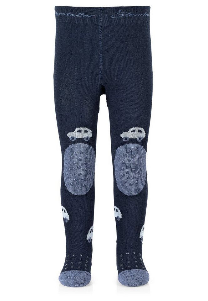 Sterntaler® Strumpfhose Krabbelstrumpfhose Auto (1 St) Krabbelstrumpfhose mit Anti-Rutsch-Noppen und Komfortbund – Bild 3 von 5