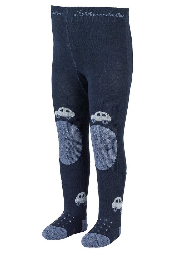Sterntaler® Strumpfhose Krabbelstrumpfhose Auto (1 St) Krabbelstrumpfhose mit Anti-Rutsch-Noppen und Komfortbund – Bild 4 von 5