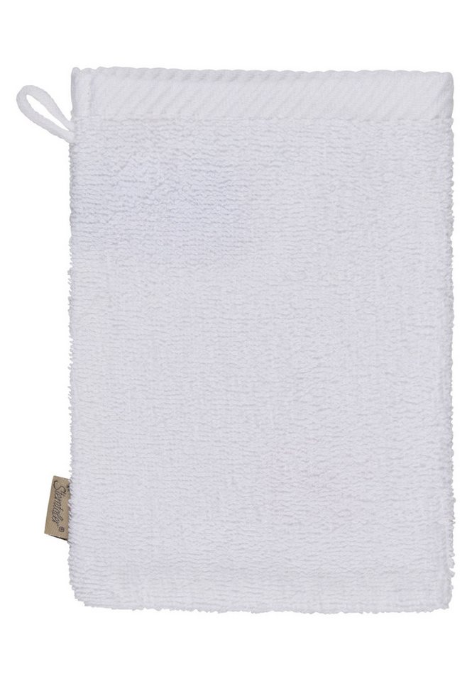 Sterntaler® Waschhandschuh Waschhandschuhe 2er-Pack BÄR Betty, Frottee (1-St), Waschlappen 2er-Pack, aus Frottee, schöne Webkanten, süße Stickerei – Bild 3 von 5