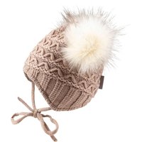 Sterntaler Winter-Strickmütze Bommel