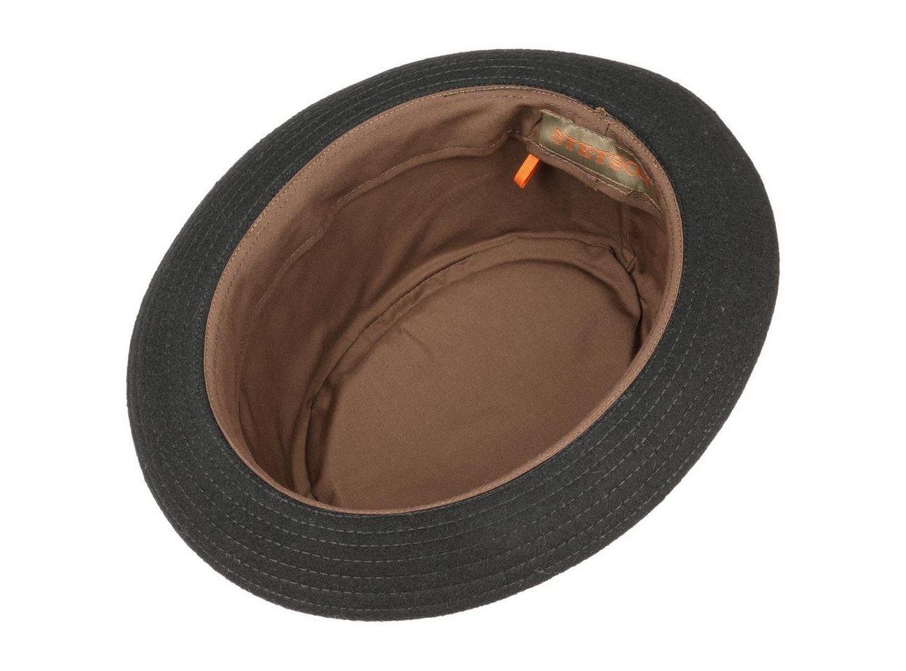 Stetson Fedora (1-St) Wollfilzhut mit Futter, Made in Italy – Bild 3 von 5