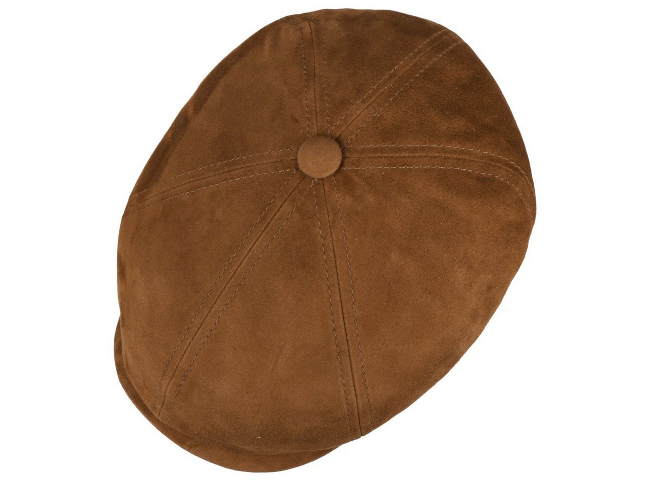 Stetson Flat Cap (1-St) Ledercap mit Schirm, Made in Germany – Bild 2 von 5