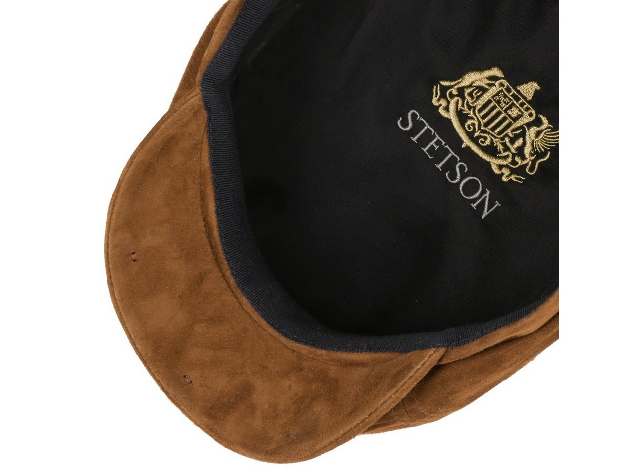 Stetson Flat Cap (1-St) Ledercap mit Schirm, Made in Germany – Bild 3 von 5