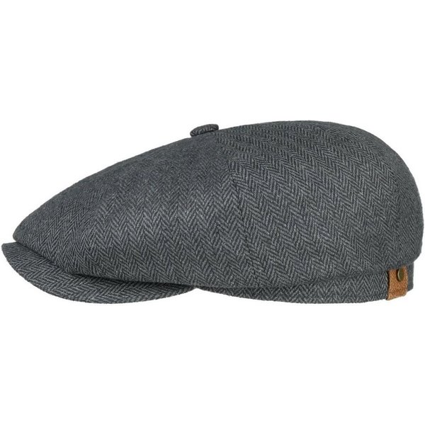 Stetson Flat Cap (1-St) Schiebermütze mit Schirm, Made in the EU