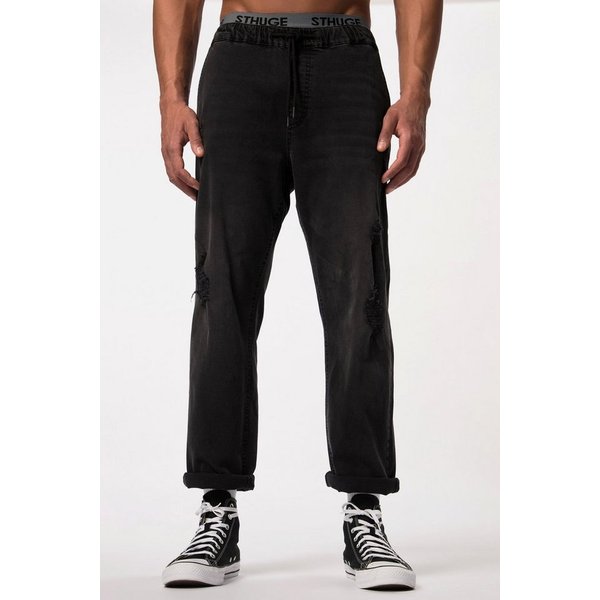 STHUGE 5-Pocket-Jeans Jeans FLEXLASTIC® Denim Destroyed Look Vintage