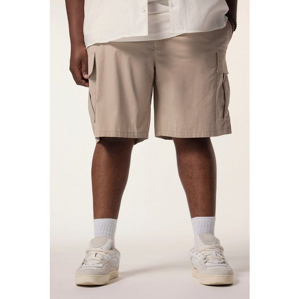 STHUGE Bermudas Cargo-Bermuda Baggy Fit Elastikbund