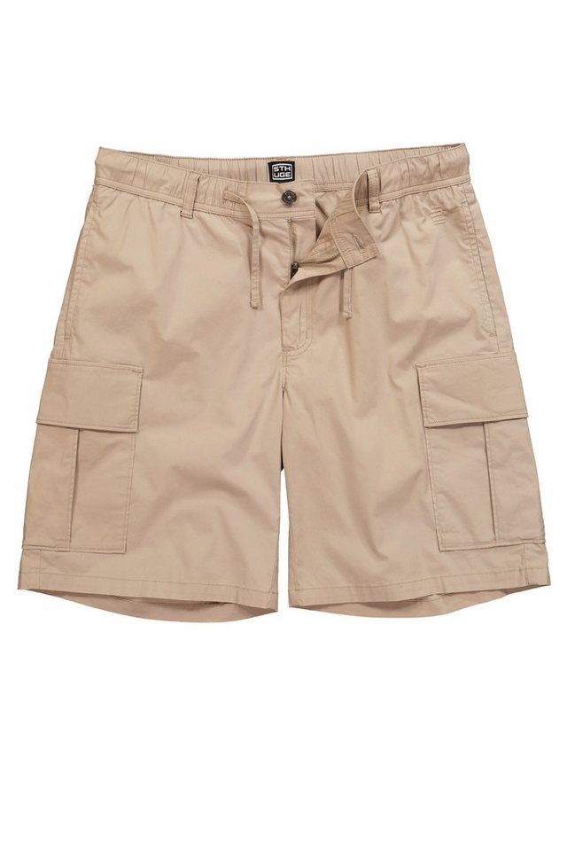STHUGE Bermudas Cargo-Bermuda Baggy Fit Elastikbund – Bild 2 von 5