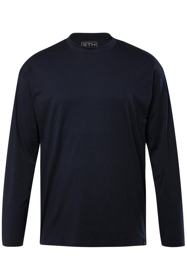 STHUGE T-Shirt Langarmshirt Basic oversized – Bild 2 von 3