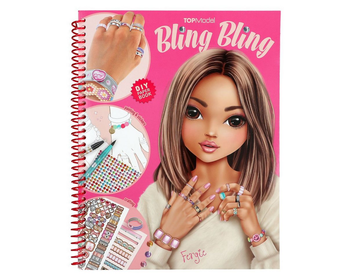TOPModel Stickerbuch TOPModel Malbuch Create your Bling Bling Schmuck – Bild 2 von 5