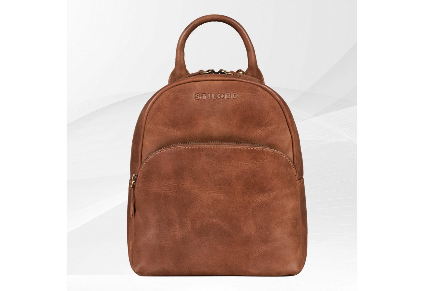 STILORD Cityrucksack "Ruby" Daypack Damen Leder – Bild 3 von 5