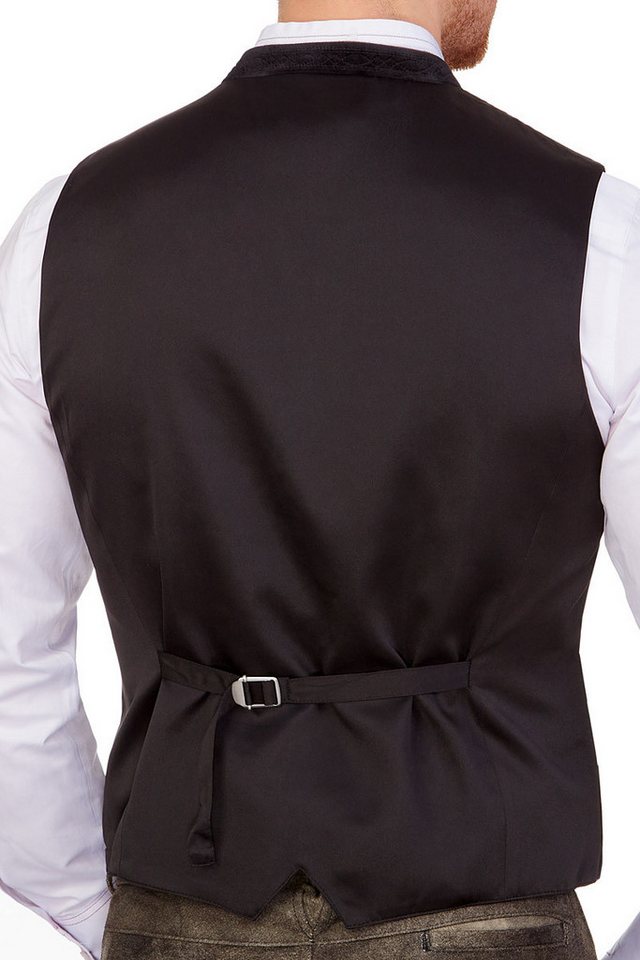 Stockerpoint Trachtenweste Trachtenweste - CALZADO - royal, dunkelrot, schwarz – Bild 3 von 4