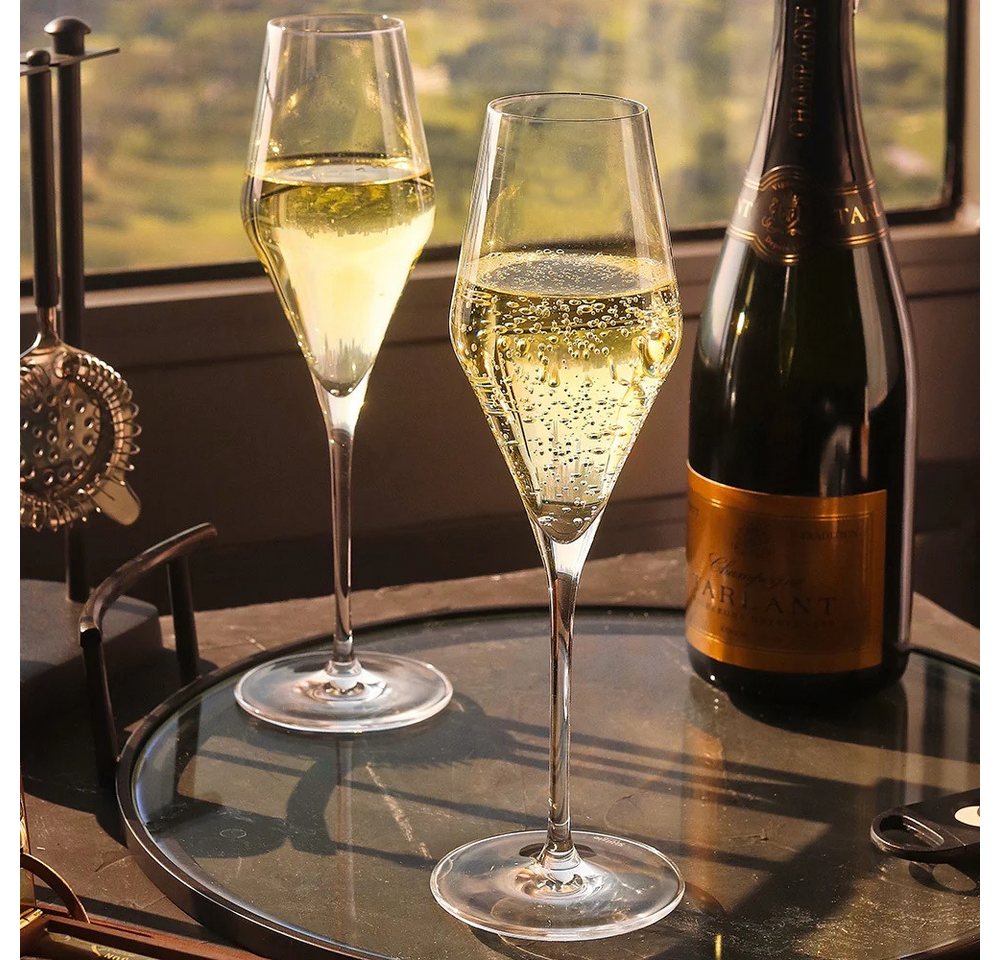 Stölzle Champagnerglas QUATROPHIL, 6-tlg., Kristallglas, 6-teilig – Bild 2 von 2