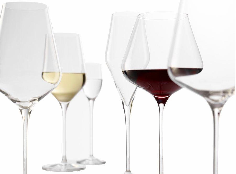 Stölzle Gläser-Set QUATROPHIL, 6-tlg., Kristallglas, außergewöhliche Formgebung, 6-teilig – Bild 2 von 3