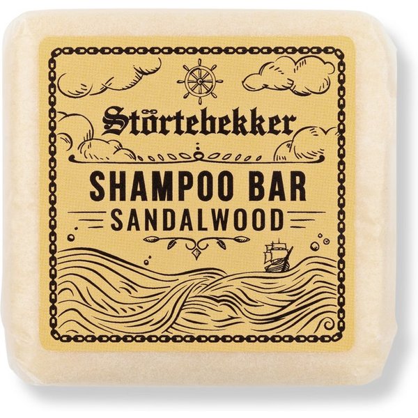 Störtebekker Festes Haarshampoo Sandelholz, 1-tlg., Vegane & Nachhaltige Reinigung für Körper und Haar