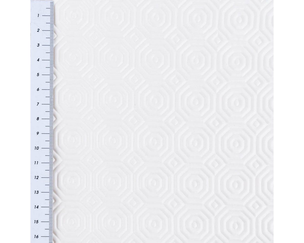 Stoff Tischdeckenunterlage Tischschoner Meterware Molton weiß 140cm, pflegeleicht – Bild 4 von 5