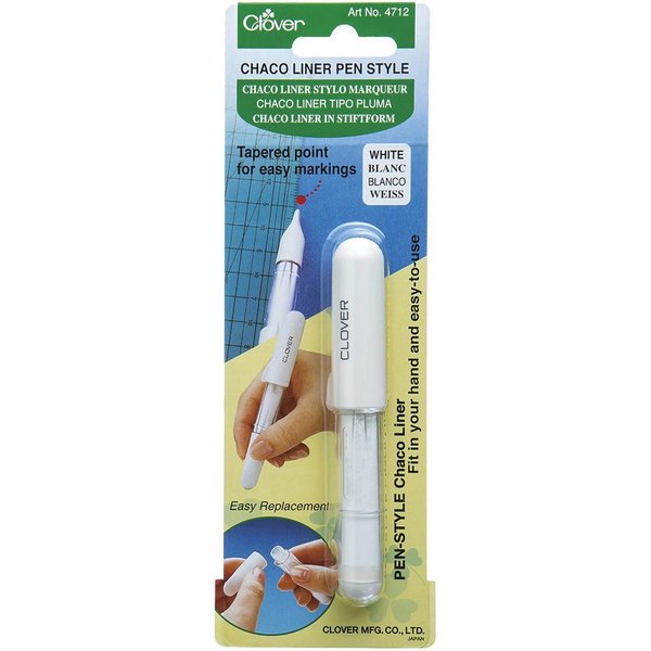 Stofferia Stoff CHACO LINER Stift weiß, Meterware
