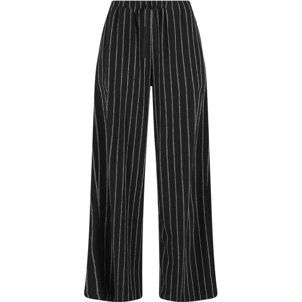 URBAN CLASSICS Stoffhose Urban Classics Ladies Structured Striped Relaxed Fit Pants (1-tlg)