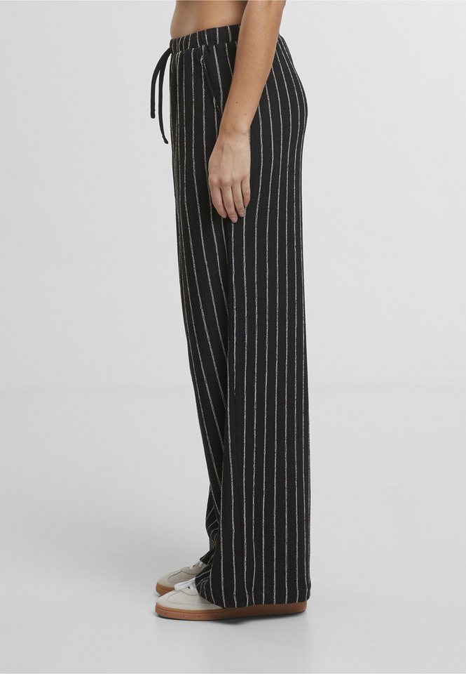 URBAN CLASSICS Stoffhose Urban Classics Ladies Structured Striped Relaxed Fit Pants (1-tlg) – Bild 4 von 5