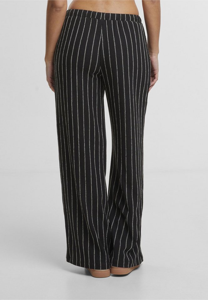 URBAN CLASSICS Stoffhose Urban Classics Ladies Structured Striped Relaxed Fit Pants (1-tlg) – Bild 5 von 5