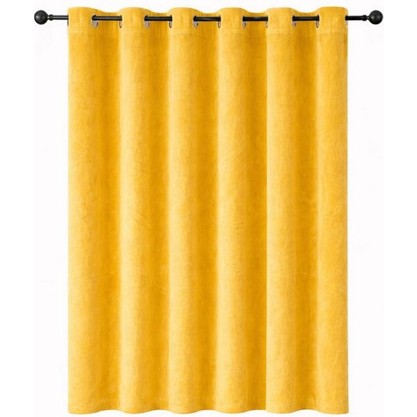 Stoffschmiede Gardine, Velour, Verdunkler, Öse, verdunkelnd