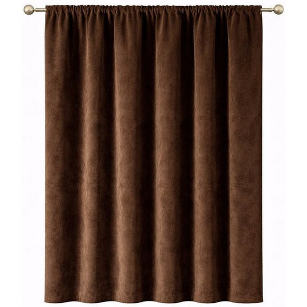 Stoffschmiede Gardine, Velour, Verdunkler, Kräuselband, verdunkelnd