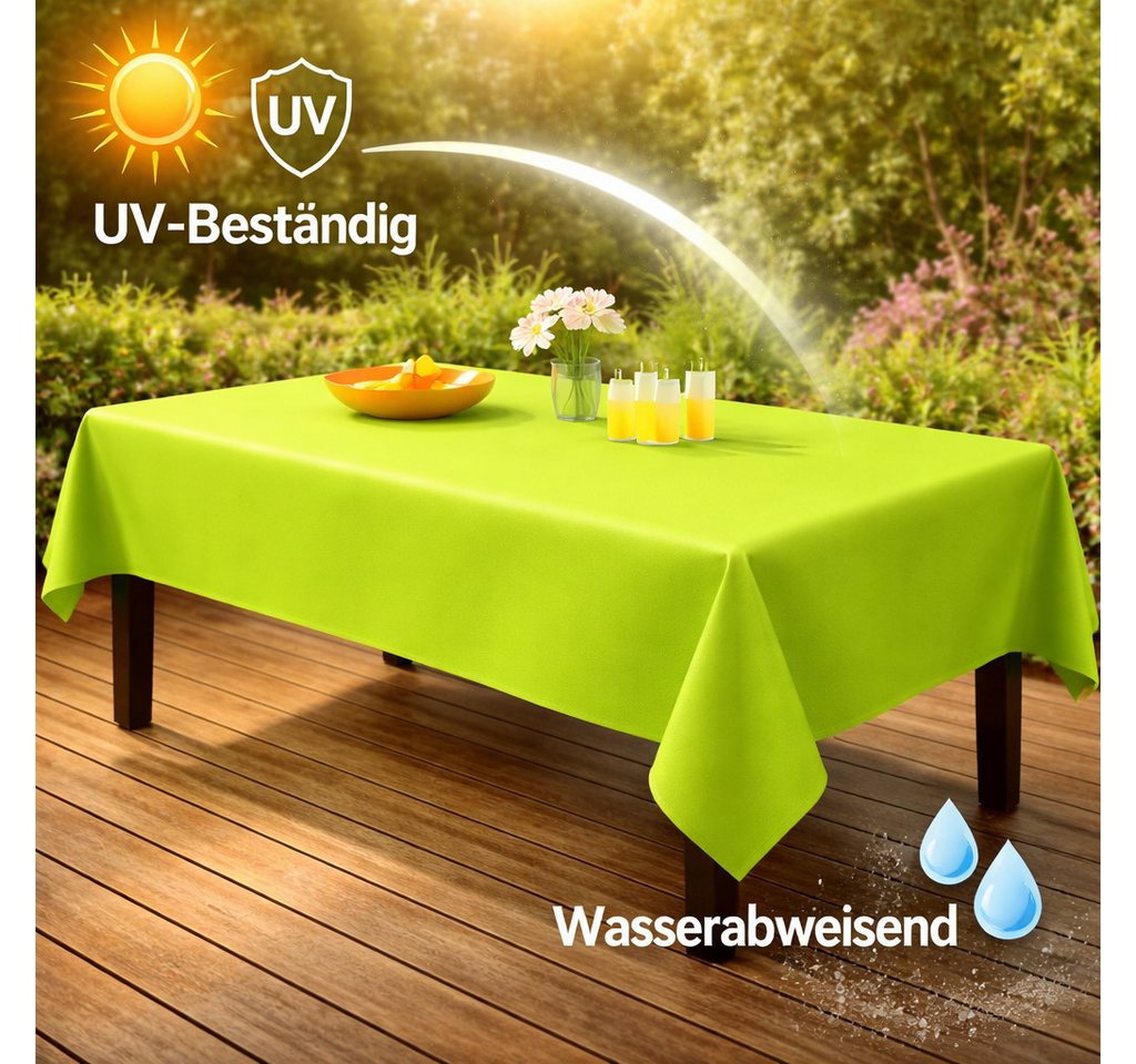 Stoffschmiede Gartentischdecke, Wasserabweisend, Sonnenschutzfaktor – Bild 2 von 2