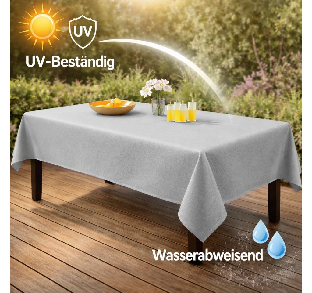 Stoffschmiede Gartentischdecke, Wasserabweisend, Sonnenschutzfaktor – Bild 2 von 2