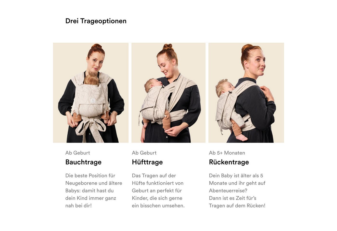Stokke Babytrage Limas™, Kombi-Babytrage für optimalen Komfort & Halt – Bild 4 von 5