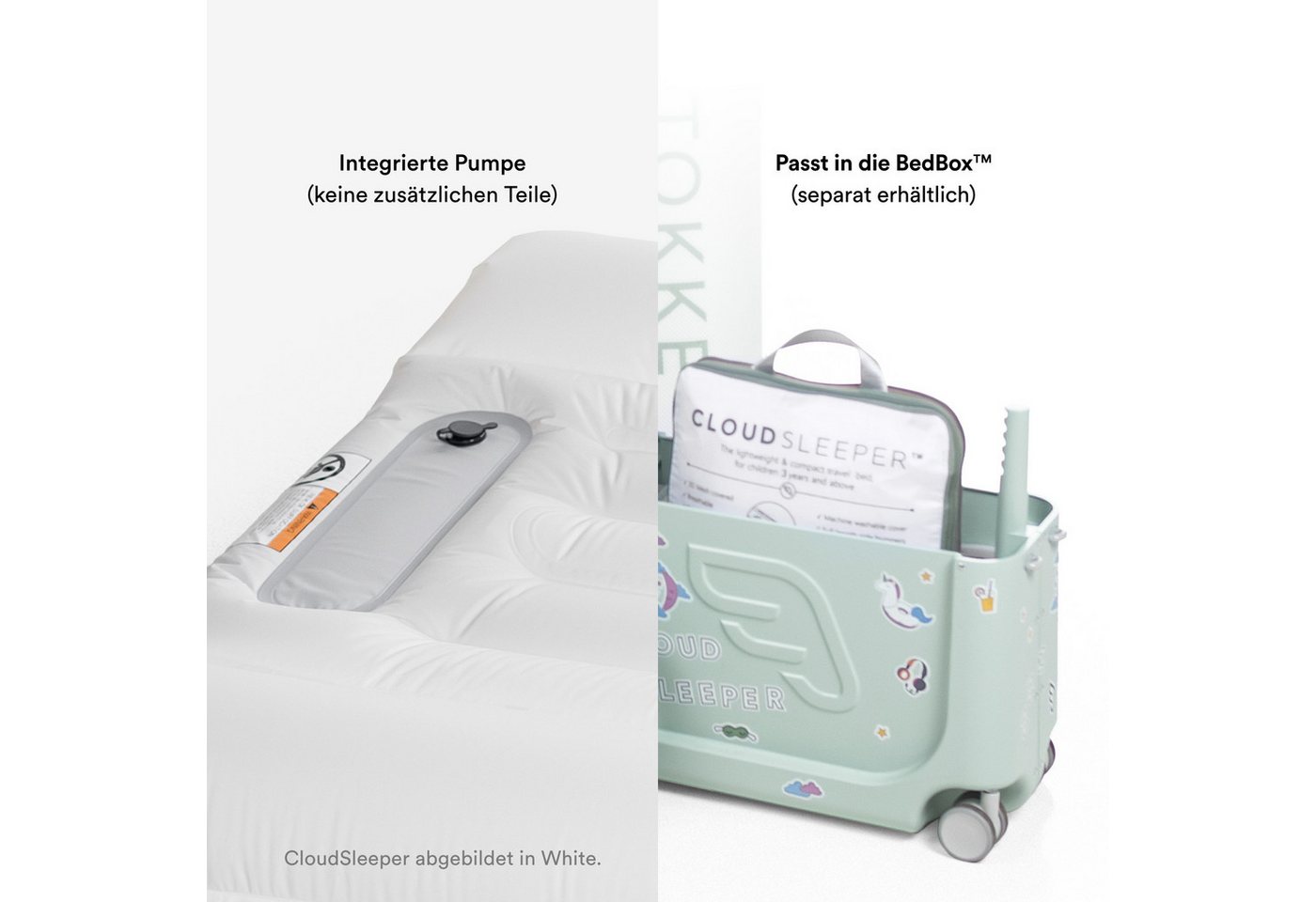 Stokke Luftmatratze Jetkids CloudSleeper™ Das aufblasbare Kinderbett – Bild 3 von 5