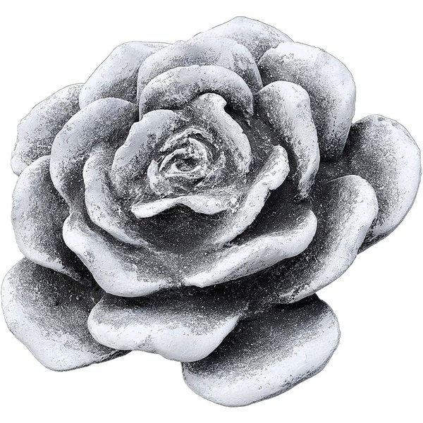 Stone and Style Gartenfigur Frostfeste grosse Steinblüte Rosenblüte