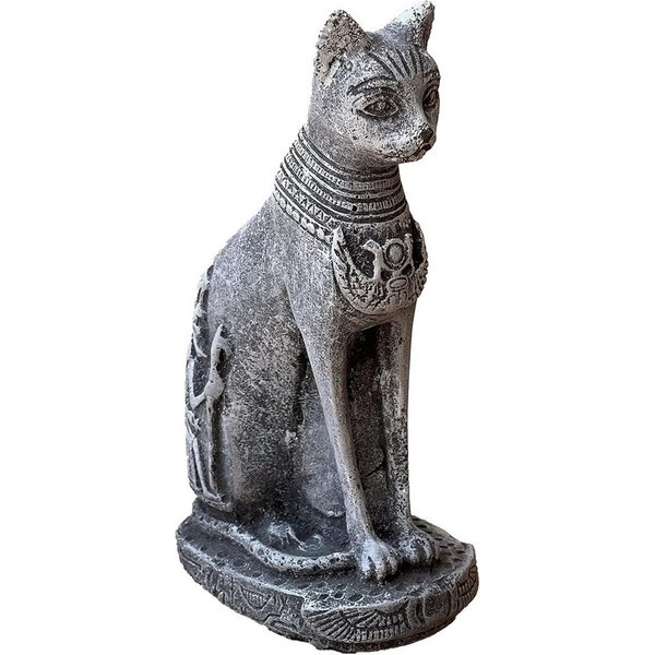 Stone and Style Gartenfigur Frostfeste Steinfigur ägyptische Katzengöttin Bastet