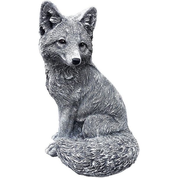 Stone and Style Gartenfigur Frostfeste Steinfigur Fuchs groß