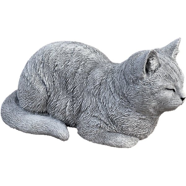 Stone and Style Gartenfigur Frostfeste Steinfigur Katze Träumerle
