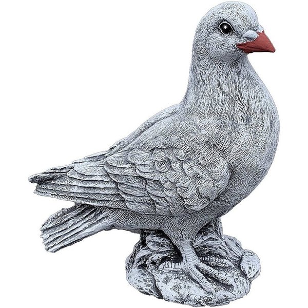 Stone and Style Gartenfigur Frostfeste Steinfigur Taube naturgetreu